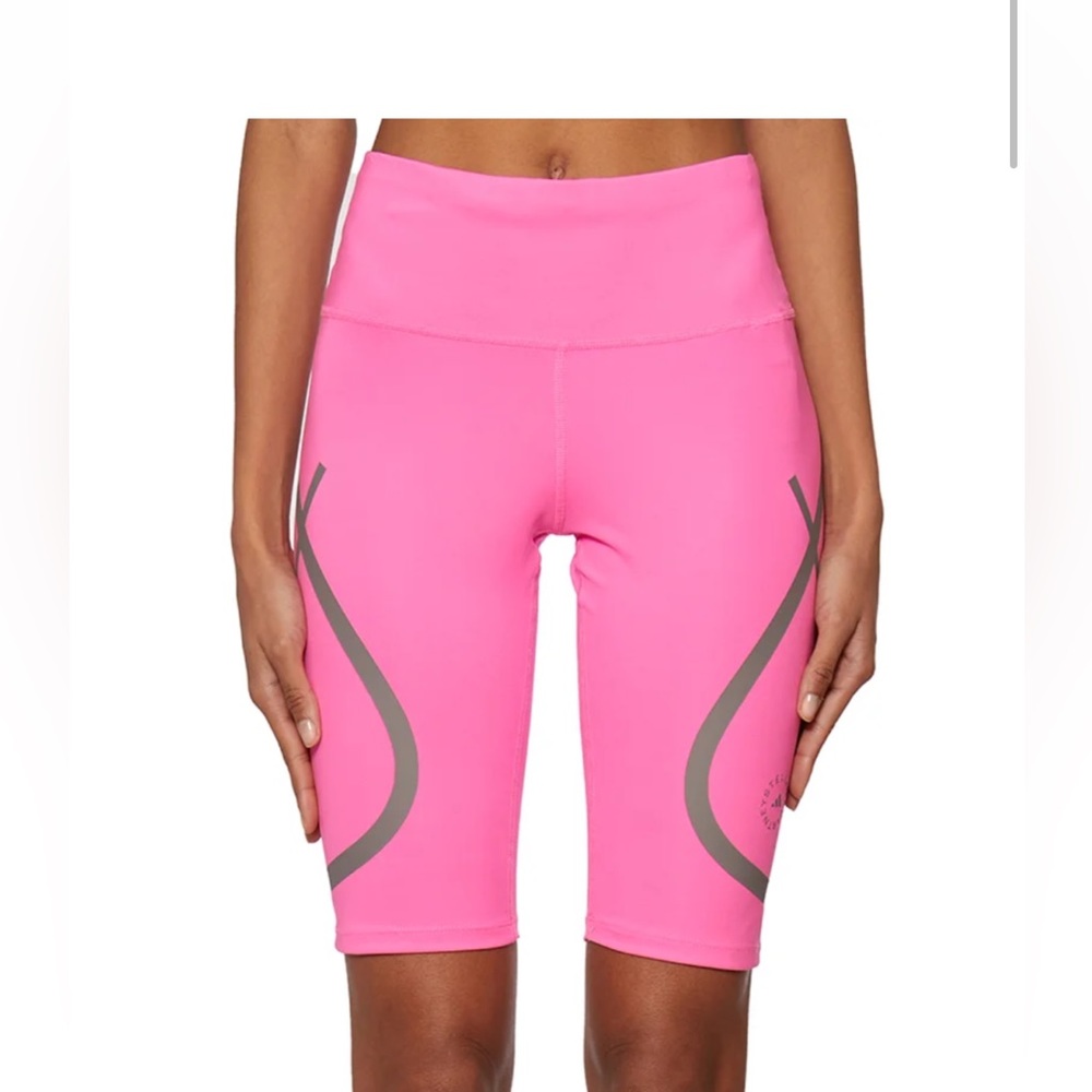 Pink biker shorts Stella adidas